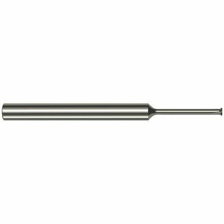 HARVEY TOOL 1/8 in. Head dia. x 3/8 in. Neck Length x 45° per side Carbide Back Deburring Mill, 6 Flutes 846425